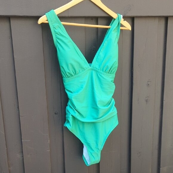 Cupshe Dessert & Daiquiris Shirred Tummy Control Plus Size 1 Piece OX 14-16 NWT - Picture 5 of 7